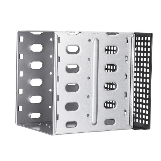 5 Slots 3.5inch HDD Cage Rack SATA SAS Hard Driver Tray Caddy