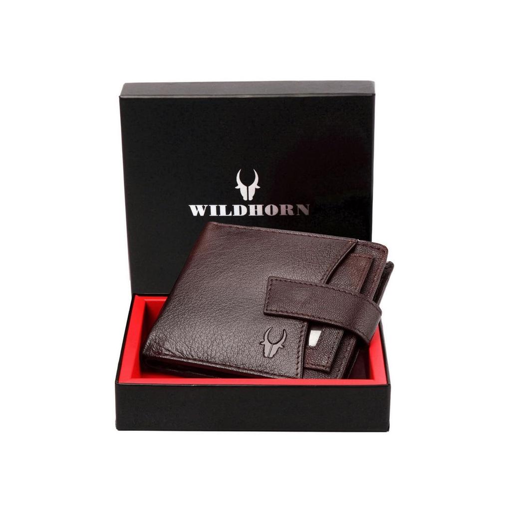 WildHorn Brown Leather Wallet for Men