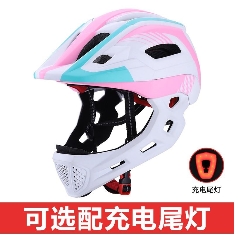 Kids Full Coverage Safety Helmet Skateboarding Roller Skating Balance Bike Cycling Protective Gear