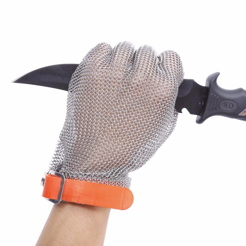 316L Metal Mesh Stainless Steel Ring Mesh Butcher Five Finger Chainmail Gloves Offered Directly From Manufacturer