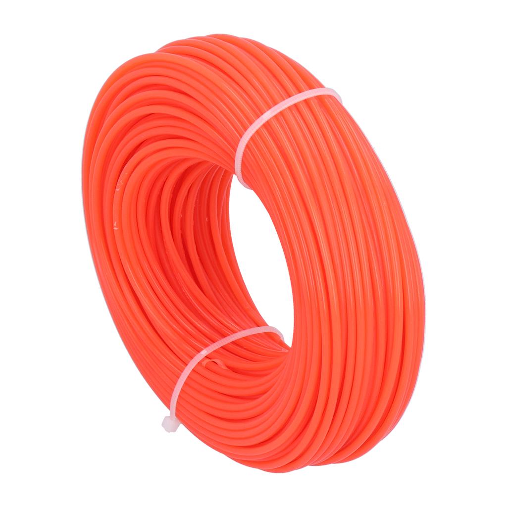 50 м 2,4 мм триммерная линия, круглый нейлоновый шнур, замена провода для триммера для бензиновой травы