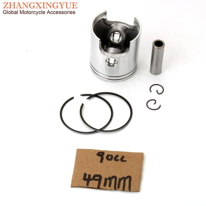 Motorcycle 50 70cc 90cc 40.3mm 47mm 49mm Piston Kit For Peugeot NK7 XP6 Enduro Top Road SM XP7 XPS XR6 XR7 50cc LC AM6 Minarelli
