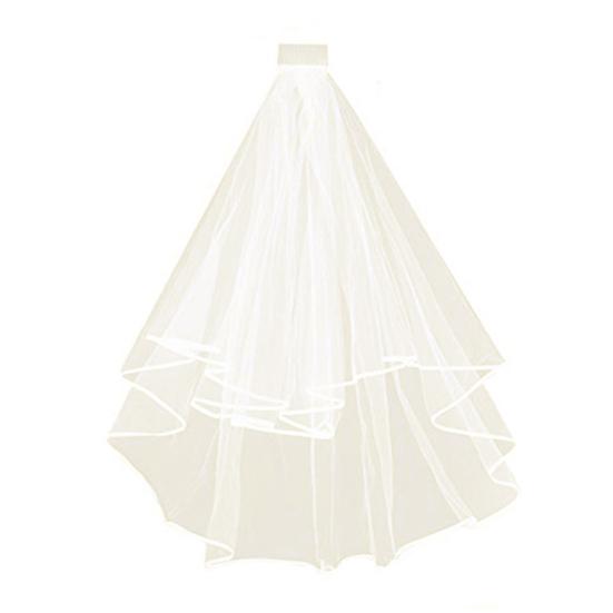 Свадебный гребень-вуаль с регулируемым изгибом, многослойным дизайном, изогнутый гребень для волос, свадьбы, вечеринки, фотография, вуаль