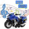 Литые полицейские игрушки для мотоциклов, со световыми и музыкальными игрушками Модель мотоцикла, игрушечный мотоцикл для детей 3-9 лет