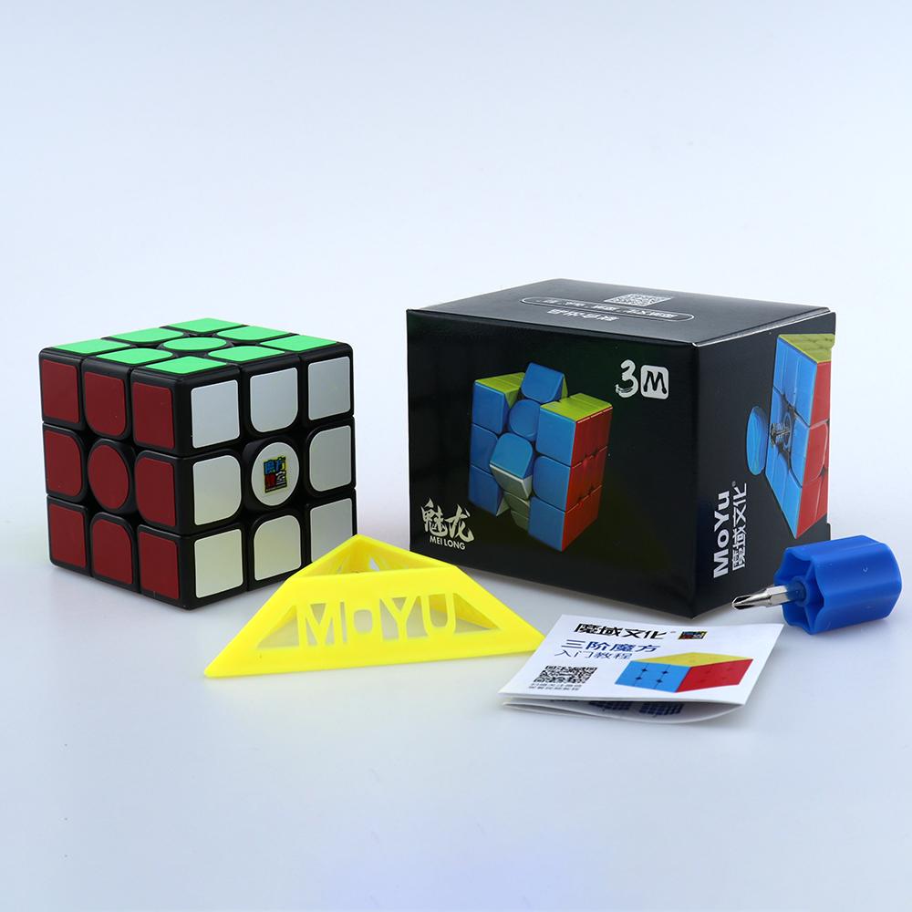 Meilong Magnetic 2x2 3x3 4x4 5x5 Magic Speed Cube Meilong 2M 3M 4M 5M Pyraminx M Fidget Toys Stress Reliever Toy