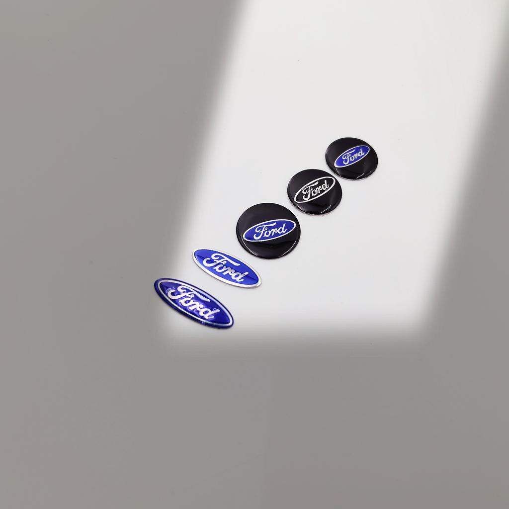 FDIF2 2pcs Ford logo Car Remote Key Logo Sticker 14mm 16mm 18mm 18.7mm 21mm Emblem Auto Key Badge Decal Logo Key Fob Decoration
