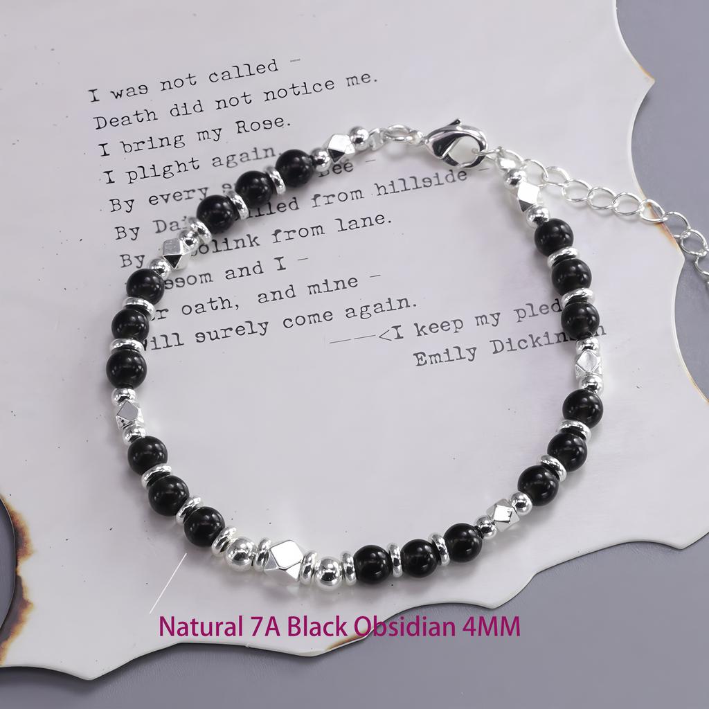 VENTFILLE 925 Sterling Silver Star Bracelet Fashion Korean Five-pointed Star Crystal Double Bracelet