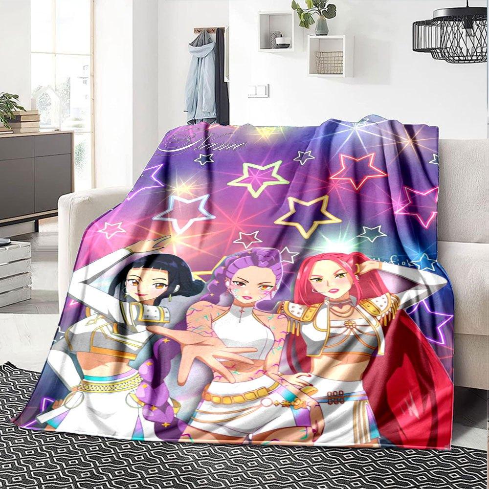 Shining Star Dream Throw Customizable Blanket Customize Text Soft Warm Cozy Versatile For Sofa Couch Office Bed Picnics Four Seasons Universal