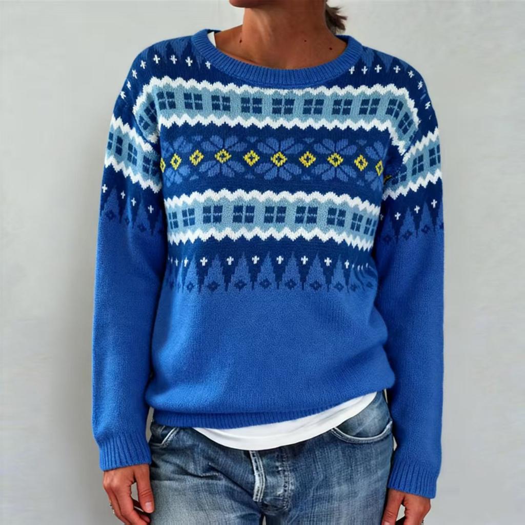 Женский модный свитер, круглый вырез, свободный пуловер, трикотажный свитер с длинными рукавами