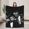 Malcom Black history Blankets   Fleece Throw Blankets Home Couch Decoration Soft Warm Bedspreads