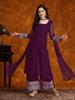 Women Party Wear Georgette Kurta Palazzo Dupatta Set Indian Pakistani Bollywood Kurti Dress