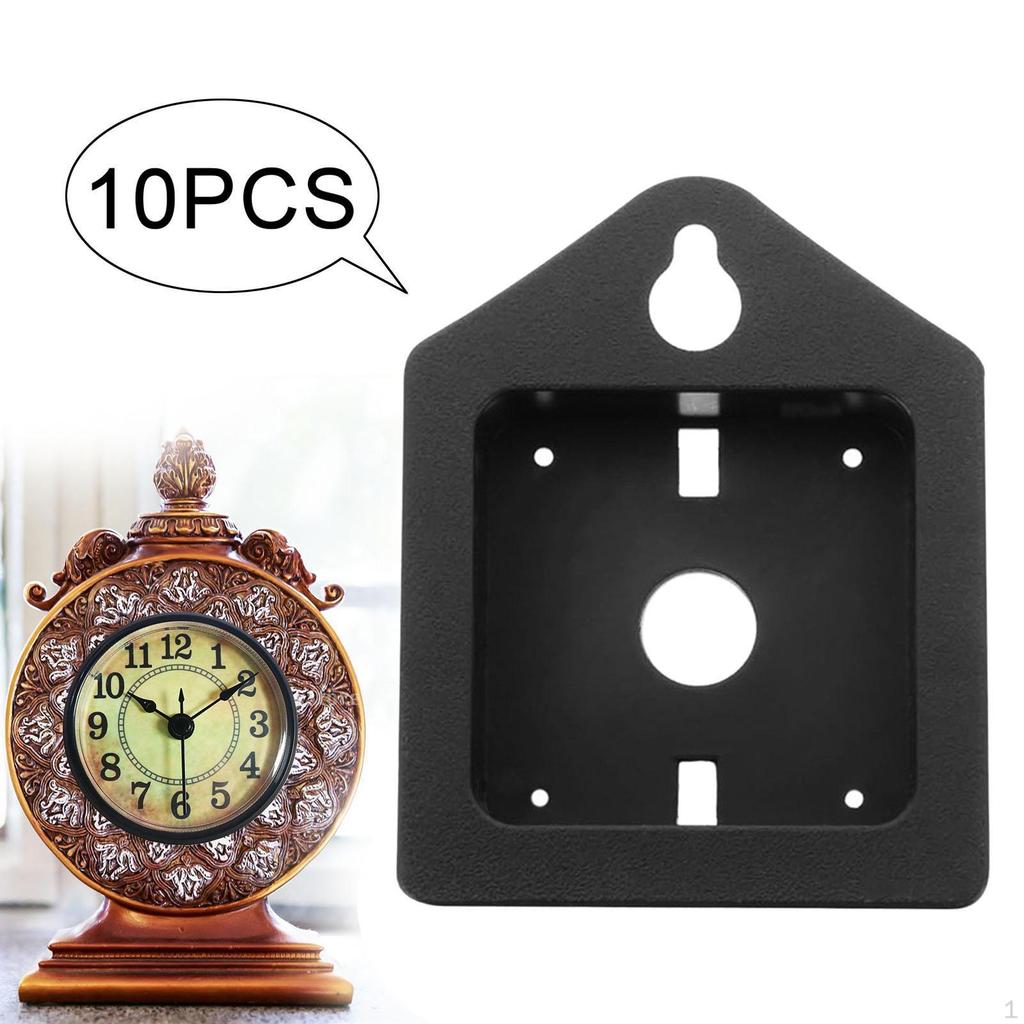 10 Pieces Clock Mechanism Cover for DIY Wall Clocks Home Garden Outdoor Office Spare Part