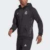 adidas Мужская спортивная толстовка с капюшоном Real Madrid, черная GR4276