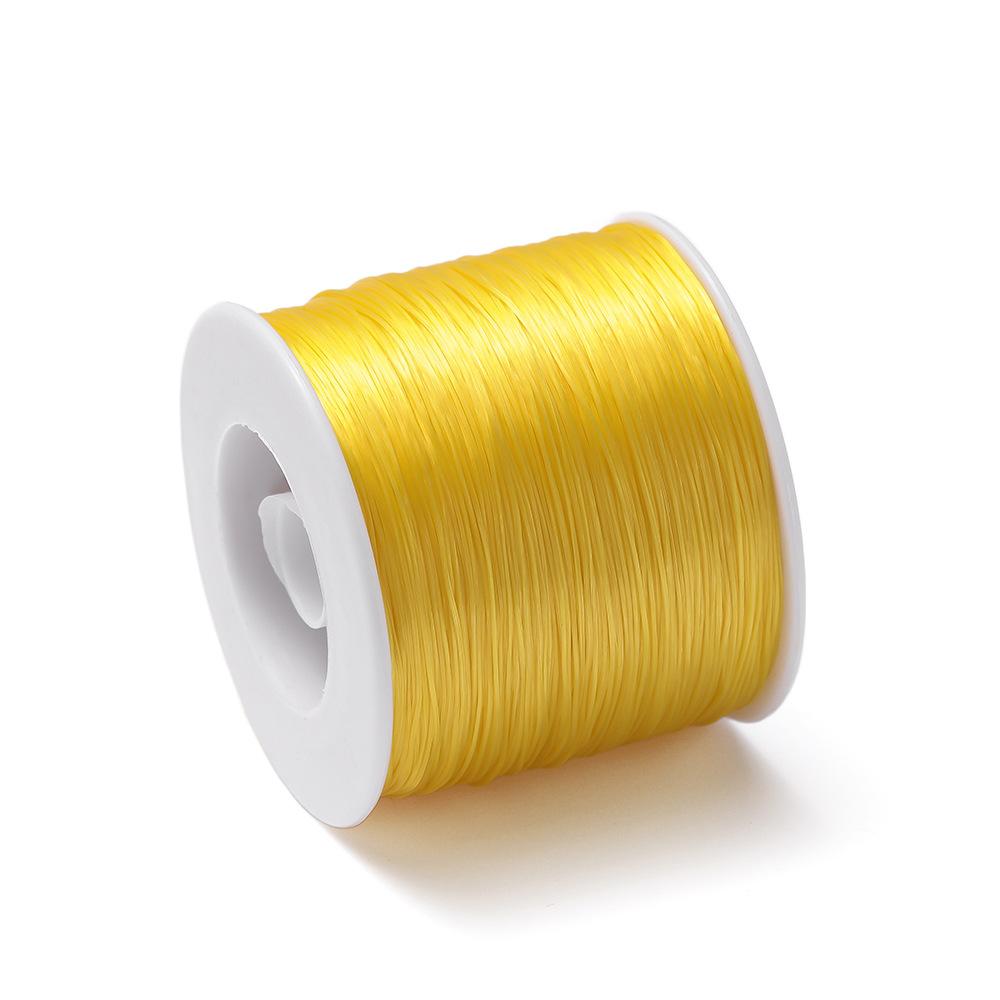 0,8 мм Корейская импортная эластичная леска, плоская шелковая эластичная леска ТПУ, эластичная леска для бисера, сделай сам, браслет, ожерелье, бусины