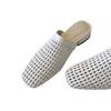 Woven One-pedal Bag Head and Half Slippers Women's 2025 Summer New Fashionable and Versatile Outer Wear Sports and Leisure Cool Slippers