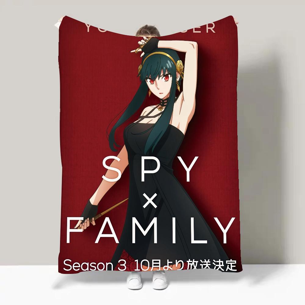 ГОРЯЧЕЕ АНИМЕ S-SPY X FAMILY Дизайн одеяла Легкое Для общежитий, Дневного сна, Гостиной, Офиса, Дивана, Всесезонное