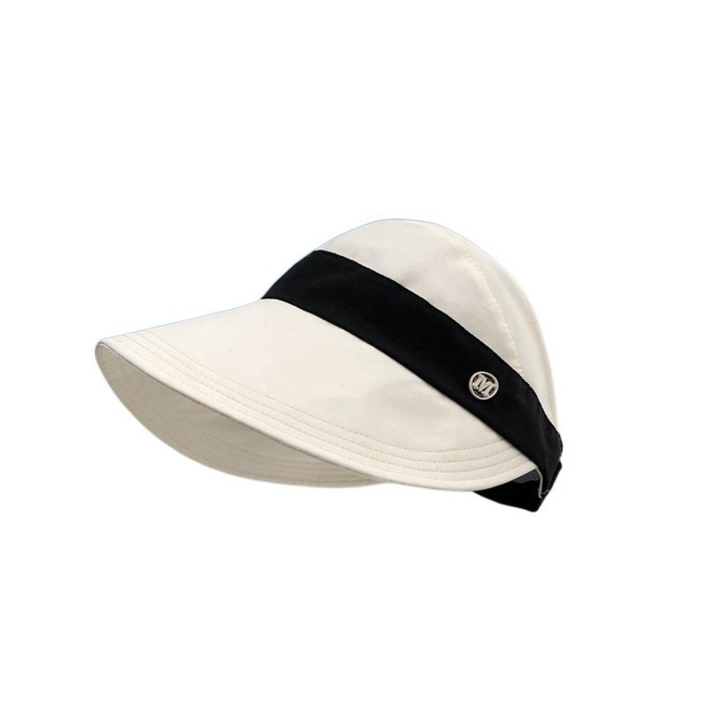 Anti UV Summer Wide Brim Sunhat Korean Style UV Protection Visors Woman's Sunshade Hat Outdoor