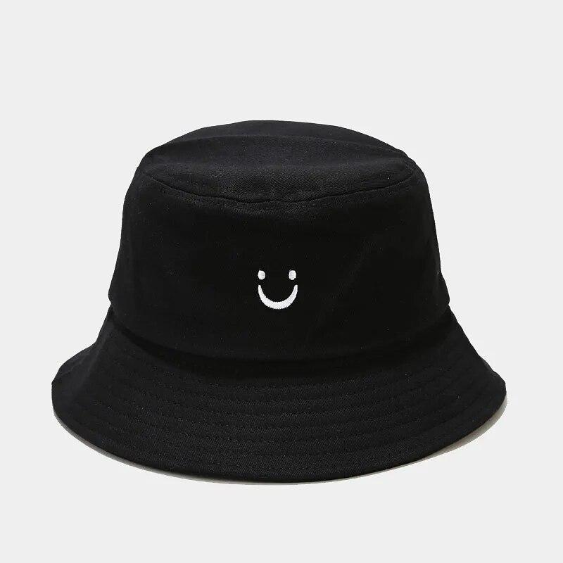 Spring Summer Embroidery Bucket Hat Bob Men Women Sunscreen Basin Hat Fashion Cute Fisherman Hat Wild Panama