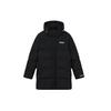 Fleece Astarli Kapushonli Puxli Kurtka Erkaklar Ustki Kiyim Qora F11M149904F-BK