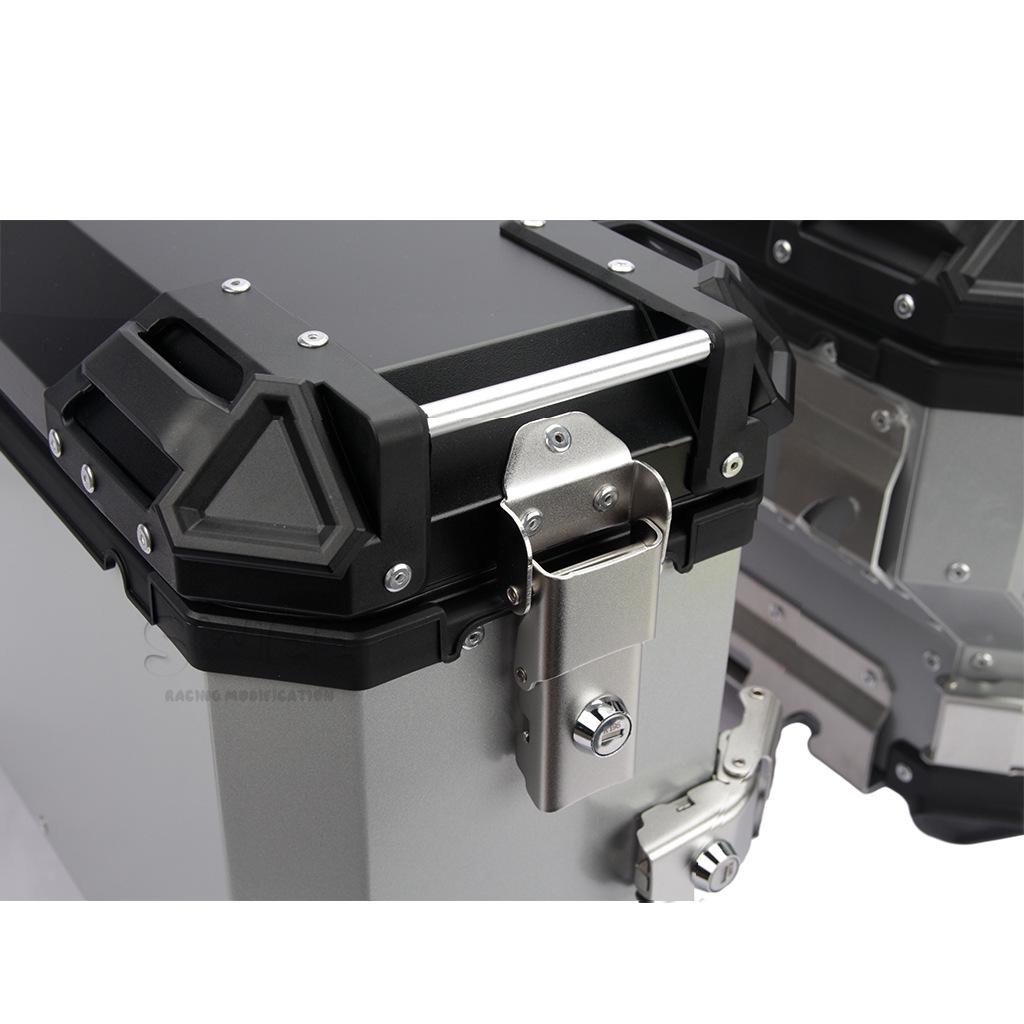 Универсальные мотоциклетные алюминиевые боковые кофры – Водонепроницаемые, Противоударные, Быстросъемные (18 л/28 л/35 л)