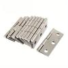 10Pcs Stainless Steel Door Hinges Cabinet Doors Windows Wooden Box Flat Hinge Home Furniture Hardware Accessories