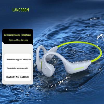 Спортивные наушники Lansdon BE20 с костной проводимостью, Bluetooth, водонепроницаемые IPX8