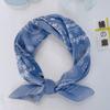 Women's Breathable Printed Scarf: Small Square Shape Soft & Delicate Sun-protective Headscarf & Neck Scarf