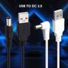 Кабель-адаптер USB на DC5.5x2.5мм Безопасная зарядка Силовой кабель DC5.5x2.5 Кабель Прямая / Изогнутая головка Множественная защита