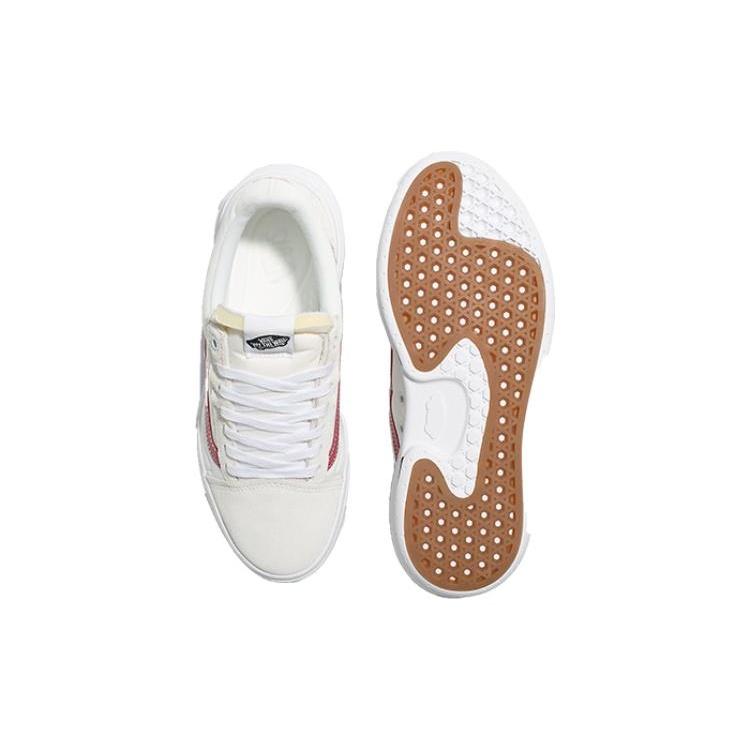 Vans Old Skool Overt ComfyCush 'White Red' Unisex VN0A7Q5ECPE