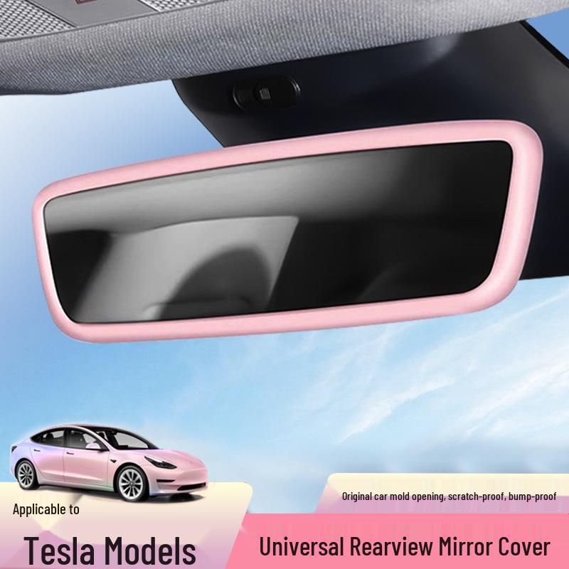 Силиконовый защитный чехол на салонное зеркало заднего вида для Tesla Model 3/Y