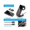 3 In 1 Wireless Charger for Samsung S23 Ultra/S22/S21/S20/Note 20/Z Flip 4/Z Fold 4 Fast Charging Station for Galaxy Watch 5 Pro
