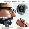 LED Indicator Light Cover Camera Privacy for Meta Smart Glasses, Signal Friendly Dimmable Interference Sticker with Snap And Slide Design, Easy