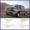 Для Dodge Ram Pickup 1500 2500 3500 4000 2009 ~ 2018 Хромированная умная крышка дверной ручки автомобиля, аксессуары для внешнего стайлинга, наклейки, отделка