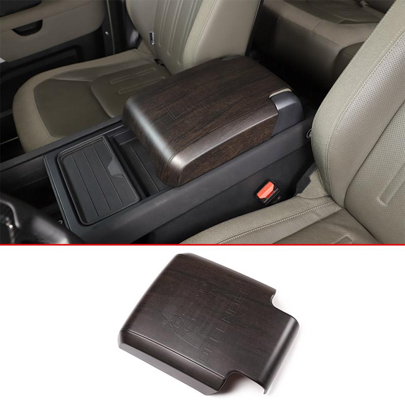 Для Land Rover Defender 90 110 130-2023 ABS углеродное волокно автомобильный подлокотник ящик для хранения крышка отделка наклейки автомобиля