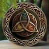 Celtic Triskelion Symbol 2D Aluminum Wall Plaque (8" X 8") - Perfect Gift for Home, Garden or Patio Decor