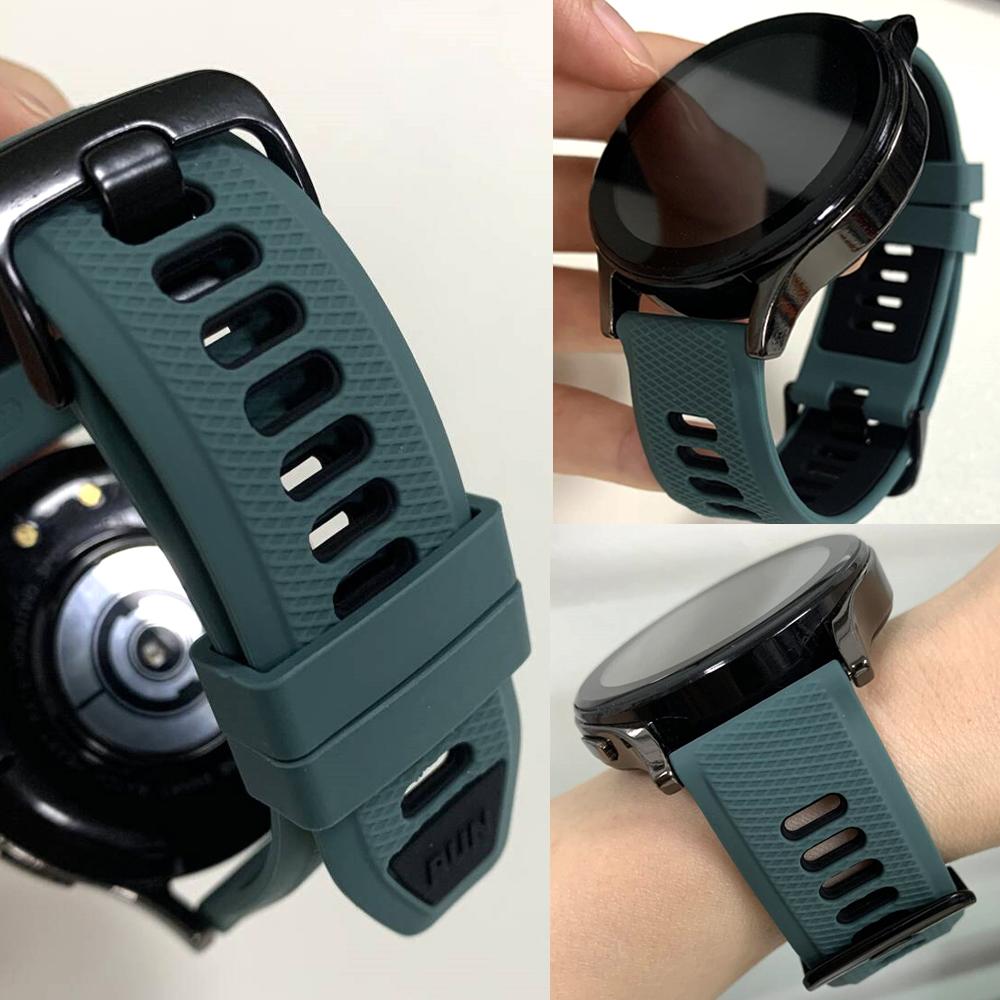 Силиконовый Ремешок Для TicWatch Pro 3 Ultra GPS/2020 GTH 2 S2 E 2 E3 GTX GTW Аксессуары 20мм 22мм Спортивный Сменный Браслет