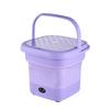Portable Folding Washing Machine for Clothes Socks Underwear Mini Electric Barrel Laundry Cleaning