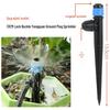13cm Lock Buckle Drip-Spray Nozzle for Automatic Watering Devices - Ground Insert Eight-Hole Nozzle with Integrated Fountain for Fruit Trees