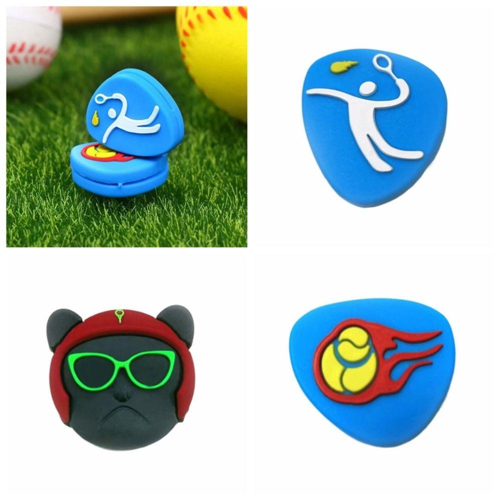 Пламя тенниса Ударопрочный амортизатор для метания мяча Теннисная ракетка Виброгасители Ракетбол