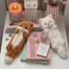 Zipper Closure Cartoon Plush Pencil Pouch Cute Personalized Stationery Buggy Bag  School Supplies
