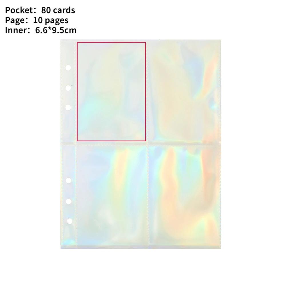 A5 Папка Kpop Фотоальбом Обложка Фотокарточки Коллекционная книга Корейский матовый Polaroid Альбом Polaroid с отрывными листами Альбом для вырезок