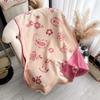 Versatile Printing Autumn And Winter Double-Sided Imitation Cashmere Scarf Winter High-End Warm Shawl Women