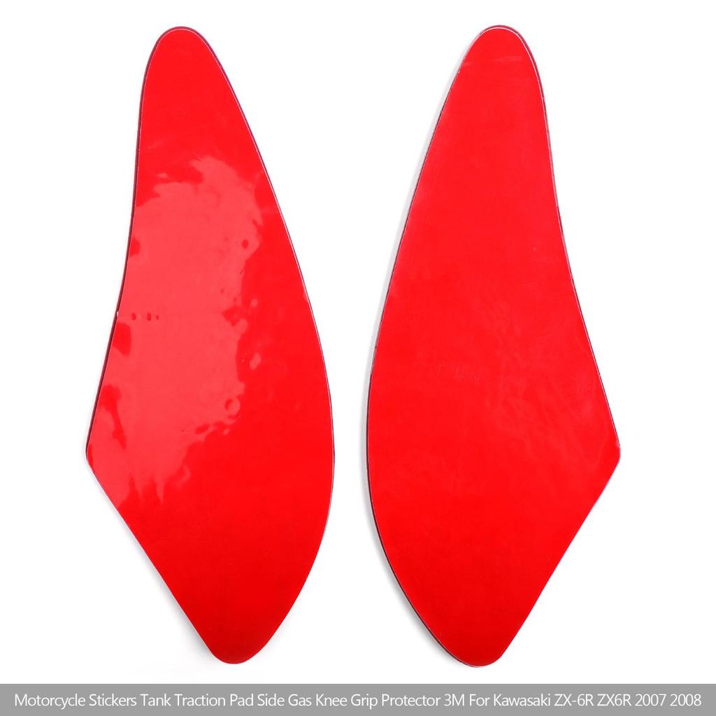 Side Tank Traction Grips Pads Protector Fit for Kawasaki Ninja ZX6R 2007-2008 RE