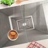 Set of Tempered Glass Kitchen Boards with Concrete Print 2x40x52 cm