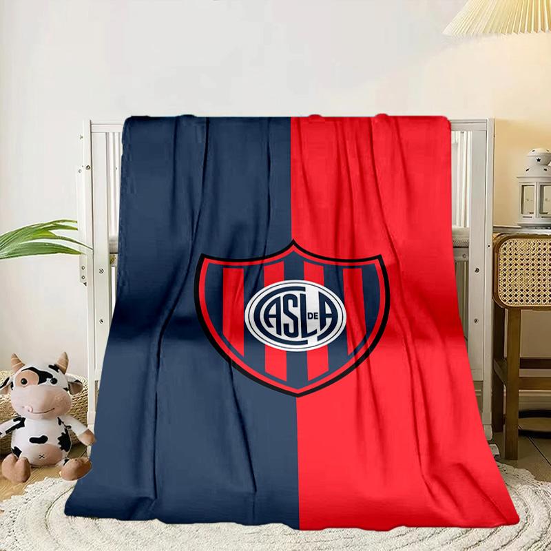 Club Atletico San Lorenzo Portable Blanket/Soft Blanket Bedding Blanket Suitable for Travel Camping Living Rooms Offices Sofas Fan Gifts