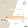 Umbra Paper Napkin Holder White Natural Bellwood [Official] W23×D20×H13cm