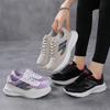 Summer New Women's Flying Weave Mesh Breathe Freely Sport Casual Lightweight Soft Sole Running Shoes