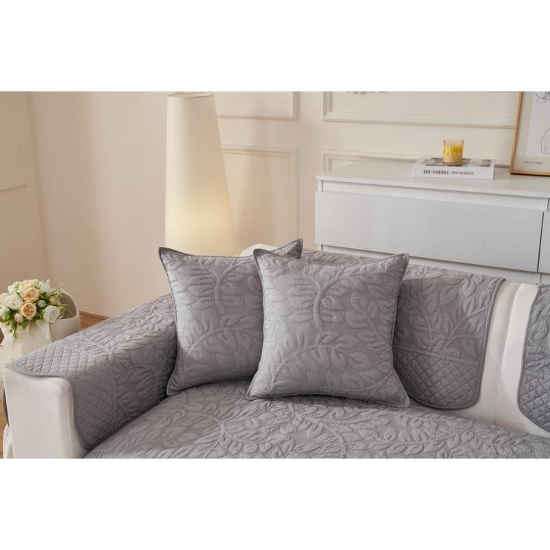 New Pure Cotton Sofa Cushion for All Seasons Nordic Simple Non-slip Light Luxury Cotton Sofa Cover Cover Cloth