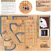 Настольная игра Cribbage Wars, 2025 Деревянный набор для игры в криббидж Ловушки Игры в криббидж Классическая настольная игра Вечерние игры в баре для семей