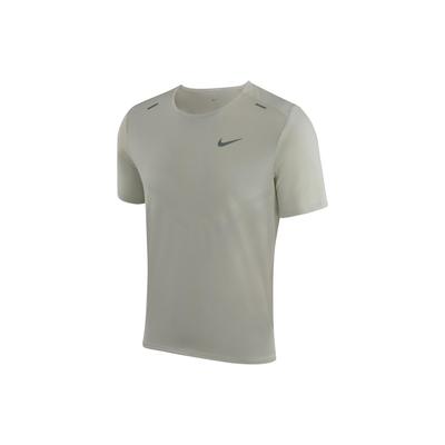 Men's Dri-FIT Rise 365 Breathable Soft Solid Color Running Short Sleeve Light Bone T-Shirt CZ9185-072